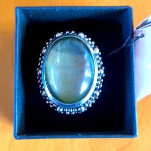 Stephen Dweck Mother of Pearl Quartz Ring